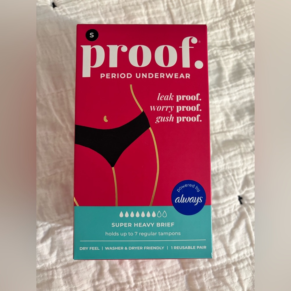 Proof - Always - Period Underwear in Packaging - NWT